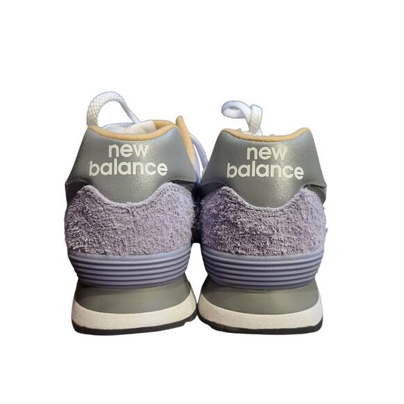 New Balance Sneakers Women's 11 Mystic Purple 574 Suede Leather Casual - Picture 2 of 6